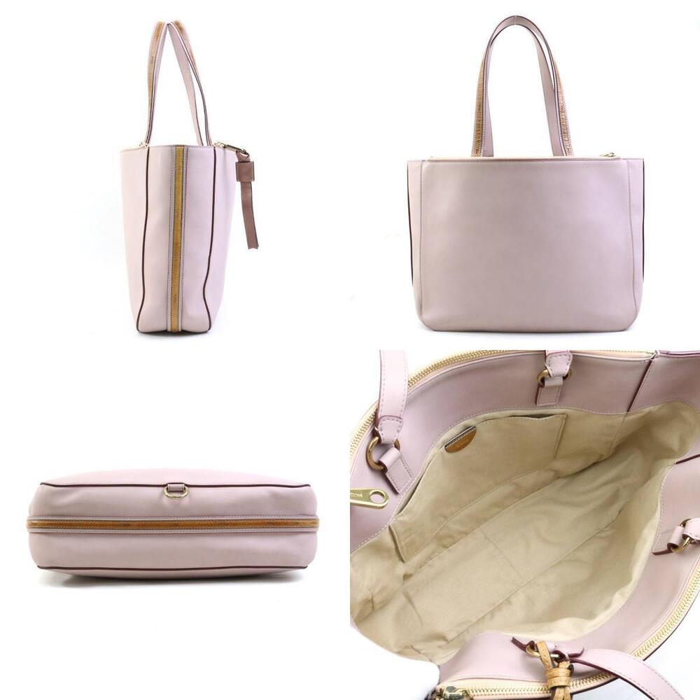 Chloe leather bag pink shoulder Pink
